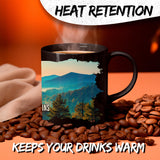 Great Smoky Mountains Mug 11oz — Black Ceramic TN-NC Park Coffee Mug 3