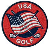 US American Flag Golf Patch — 3