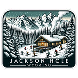 Jackson Hole Wyoming Sticker 4 Inch — Waterproof Vinyl Decal City Travel Souvenir 8