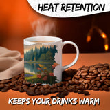 Beaver Coffee Mug 11oz — Ceramic Dam Builder Wildlife Gift Mug 3