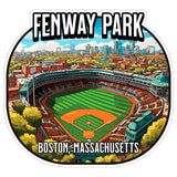 Fenway Park Boston Massachusetts Sticker 4 Inch — Waterproof Vinyl Decal City Travel Souvenir 8