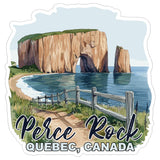 Perce Rock Quebec Sticker 4 Inch — Waterproof Vinyl Decal Travel Souvenir 1
