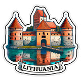 Lithuania Sticker 4 Inch City Travel Souvenir Destination - Waterproof Vinyl Decal for Laptop Water Bottle Car Tumbler - Durable Aesthetic Long-Lasting Stickers for Adults ID44990 1