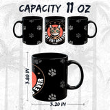 Best Cat Dad Ever Mug 11oz — Black Ceramic Pet Lover Coffee Mug 2