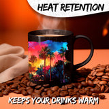 Balboa Park San Diego CA Mug 11oz — Black Ceramic SoCal Landmark Mug 3