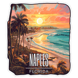 Naples Florida Sticker 4 Inch — Waterproof Vinyl Decal City Travel Souvenir 8