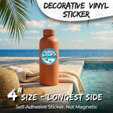 Anna Maria Island Florida Sticker 4 Inch Coastal Beach Seaside Travel - Waterproof Vinyl Decal for Laptop Water Bottle Car Tumbler - Durable Aesthetic Long-Lasting Stickers for Adults ID44990 2
