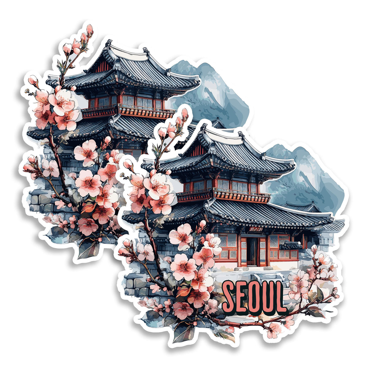 Seoul South Korea Magnet 2-Pack — 4