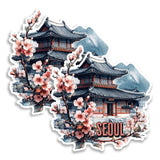 Seoul South Korea Magnet 2-Pack — 4
