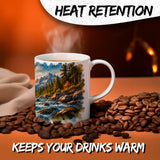 Salmon Mug 11oz — White Ceramic Coffee Mug 3
