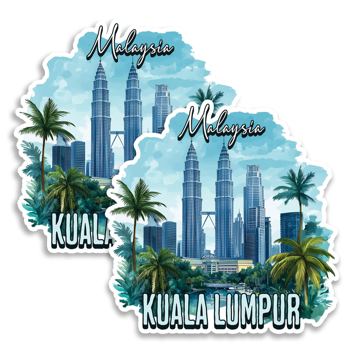 Kuala Lumpur Malaysia Magnet 2-Pack — 4