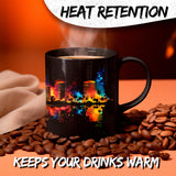 Tampa Florida Coffee Mug 11oz — Black Ceramic Gulf Coast FL Beaches Mug 3