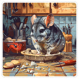 Chinchilla Sticker 4 Inch — Waterproof Vinyl Decal Soft Fur Andean Rodent 9