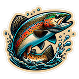 Trout Sticker 4 Inch — Waterproof Vinyl Decal Freshwater Wildlife Cute 9