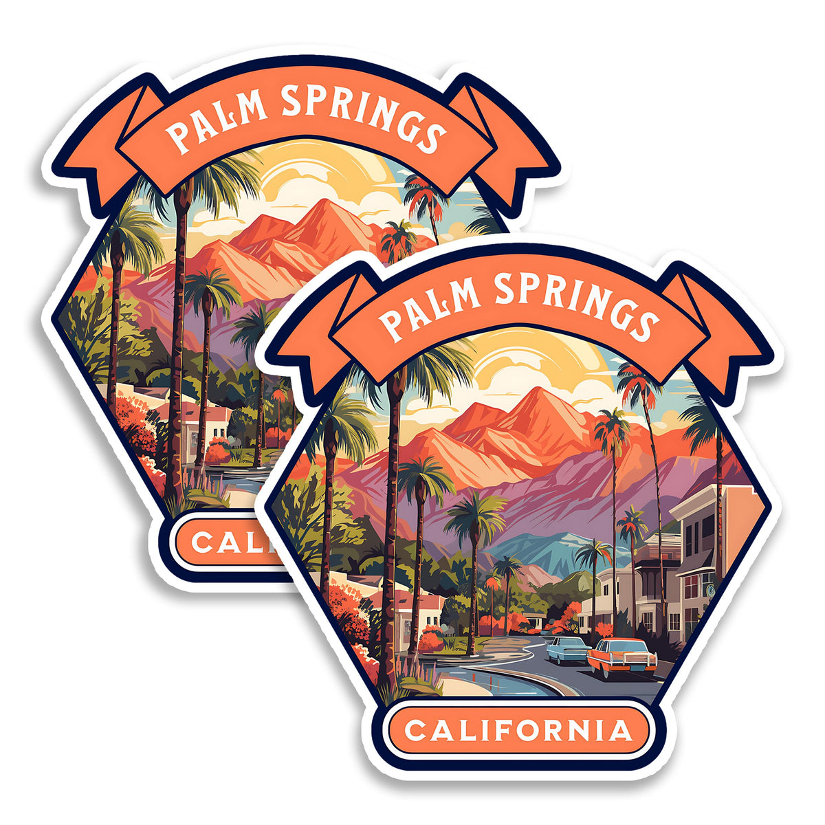 Palm Springs California Magnet 2-Pack — 4