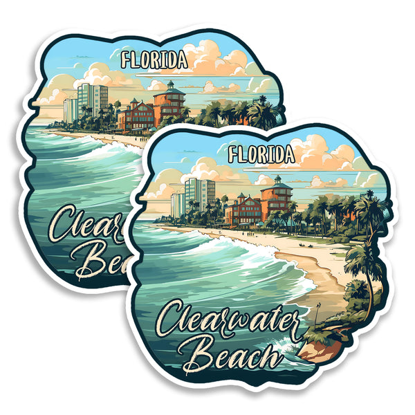 Clearwater Beach Florida Magnet 2-Pack — 4
