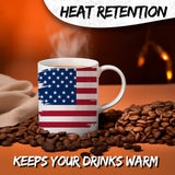 We the People Coffee Mug 11oz — White Ceramic Constitution Patriotic Mug 3