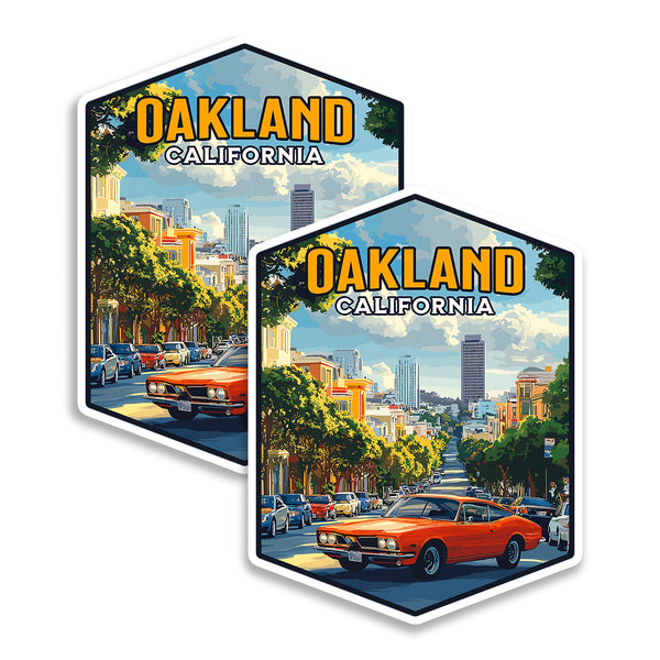 Oakland California Magnet 2-Pack — 4