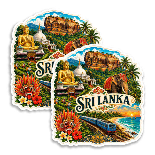 Sri Lanka Magnet 2-Pack — 4