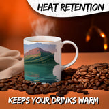 Glacier National Park Montana Mug 11oz — White Ceramic Souvenir Mug 3