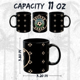 Funny Soccer Coach Mug 11oz — Black Ceramic Coffee Mug with Sports Quote 2