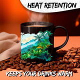 El Salvador Mug 11oz — Black Ceramic Travel Mug 3