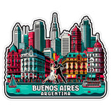 Buenos Aires Argentina Sticker 4 Inch — Waterproof Vinyl Decal City Travel Souvenir 1