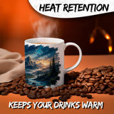 Wolf Mug 11oz — White Ceramic Coffee Mug 3