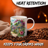 Jamaica Coffee Mug 11oz — White Ceramic Caribbean Heritage Mug 3