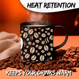Pot Head Mug 11oz — Black Ceramic Plant Lover Pun Coffee Mug 3