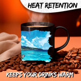 Montego Bay Jamaica Mug 11oz — Black Ceramic Travel Mug 3