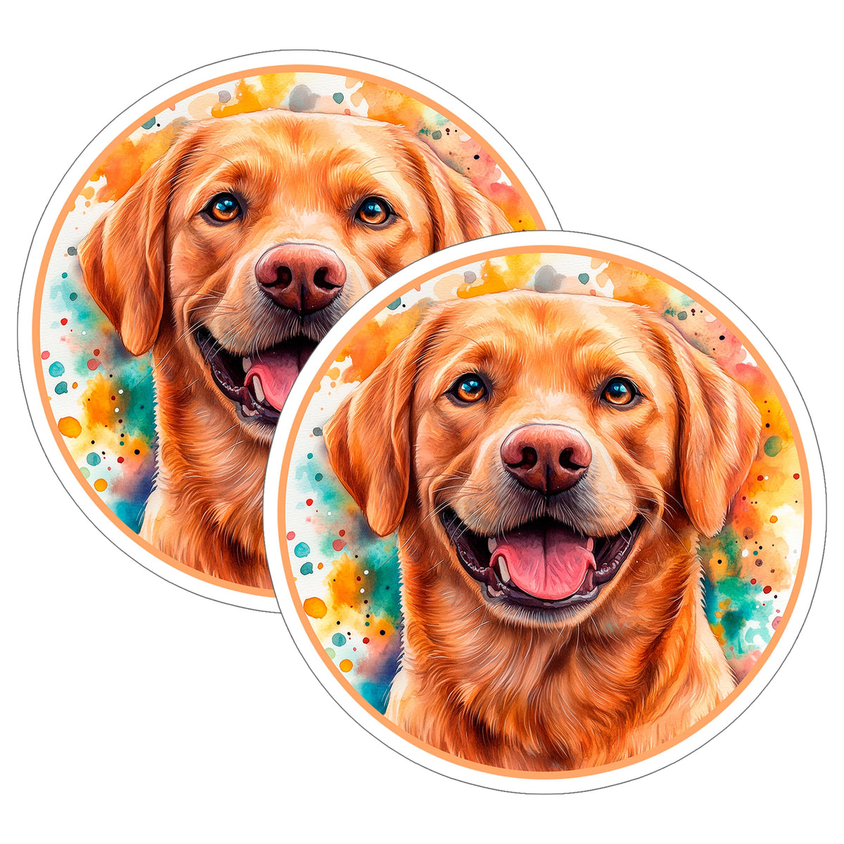Labrador Retriever Sticker 2-Pack — 4