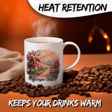Georgia State Mug 11oz — White Ceramic Peach State GA Coffee Mug 3