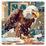Eagle Sticker 4 Inch — Waterproof Vinyl Decal American Bird Freedom Patriotic 9