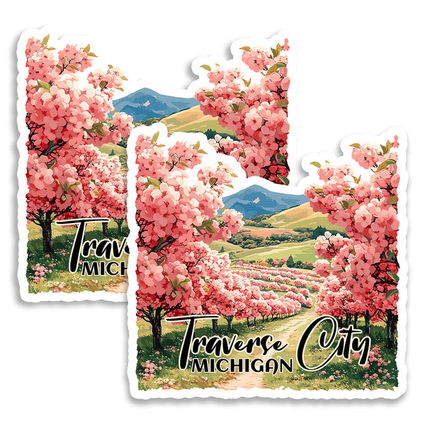 Traverse City Michigan Magnet 2-Pack — 4