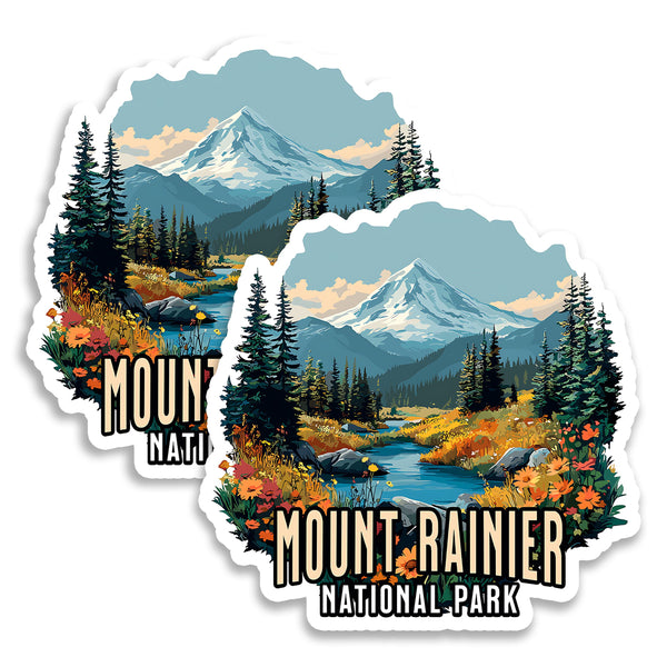 Mount Rainier National Park Magnet 2-Pack — 4