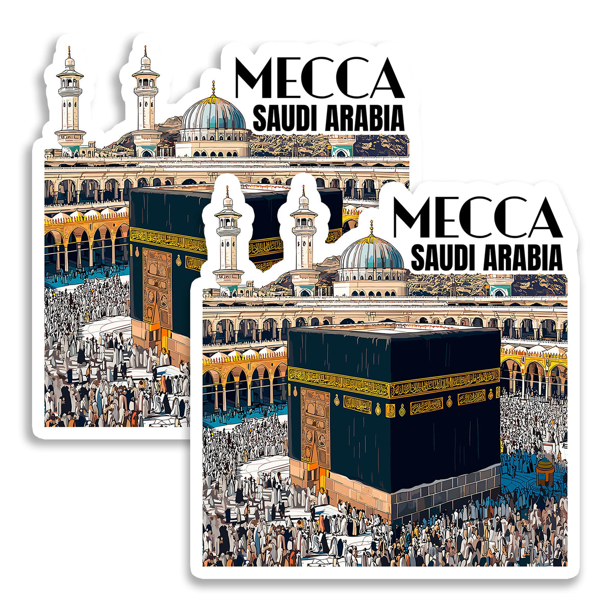 Mecca Saudi Arabia Magnet 2-Pack — 4