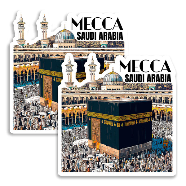 Mecca Saudi Arabia Magnet 2-Pack — 4