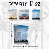 Chicago Illinois Coffee Mug 11oz — White Ceramic Windy City Mug 2