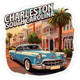 Charleston South Carolina Sticker 4 Inch — Waterproof Vinyl Decal Travel Souvenir 1