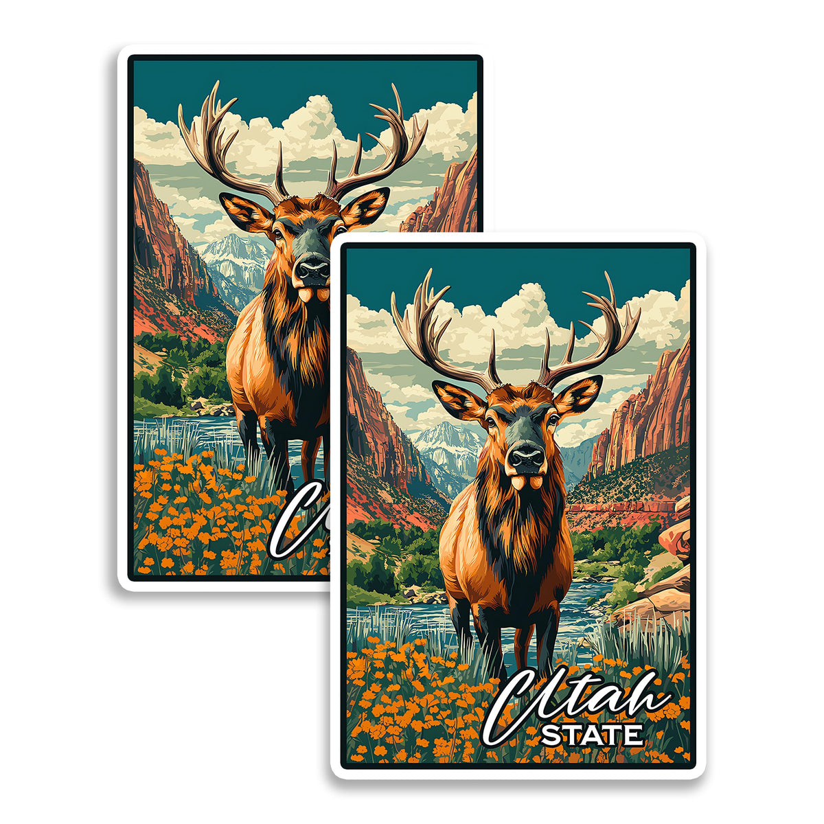 Utah State Magnet 2-Pack — 4