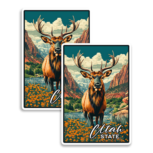 Utah State Magnet 2-Pack — 4
