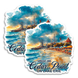 Cedar Point Sandusky Ohio Magnet 2-Pack — 4