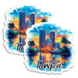 Tampa Florida Magnet 2-Pack — 4