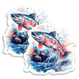 Salmon Magnet 2-Pack — 4