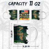 Vietnam Veteran Coffee Mug 11oz — White Ceramic Military Service Mug 2