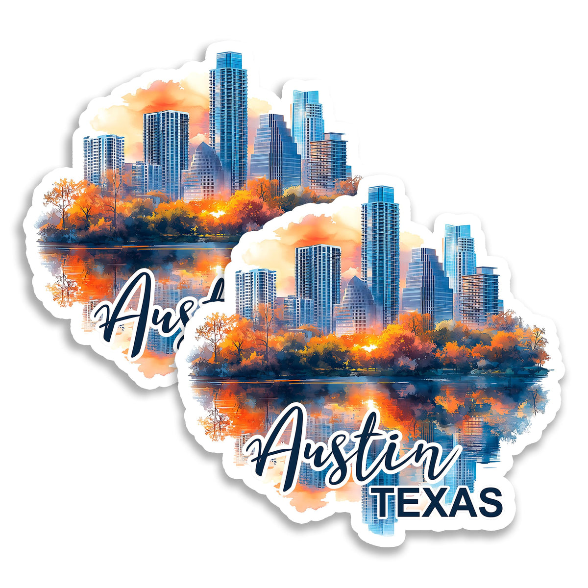 Austin Texas Magnet 2-Pack — 4