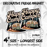 Happy Camper Magnet 2-Pack — 4