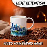 Seattle Washington Coffee Mug 11oz — White Ceramic Space Needle City Mug 3
