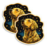 Golden Retriever Magnet 2-Pack — 4